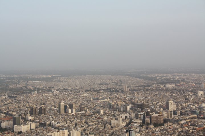 view from Jebel Qassioun