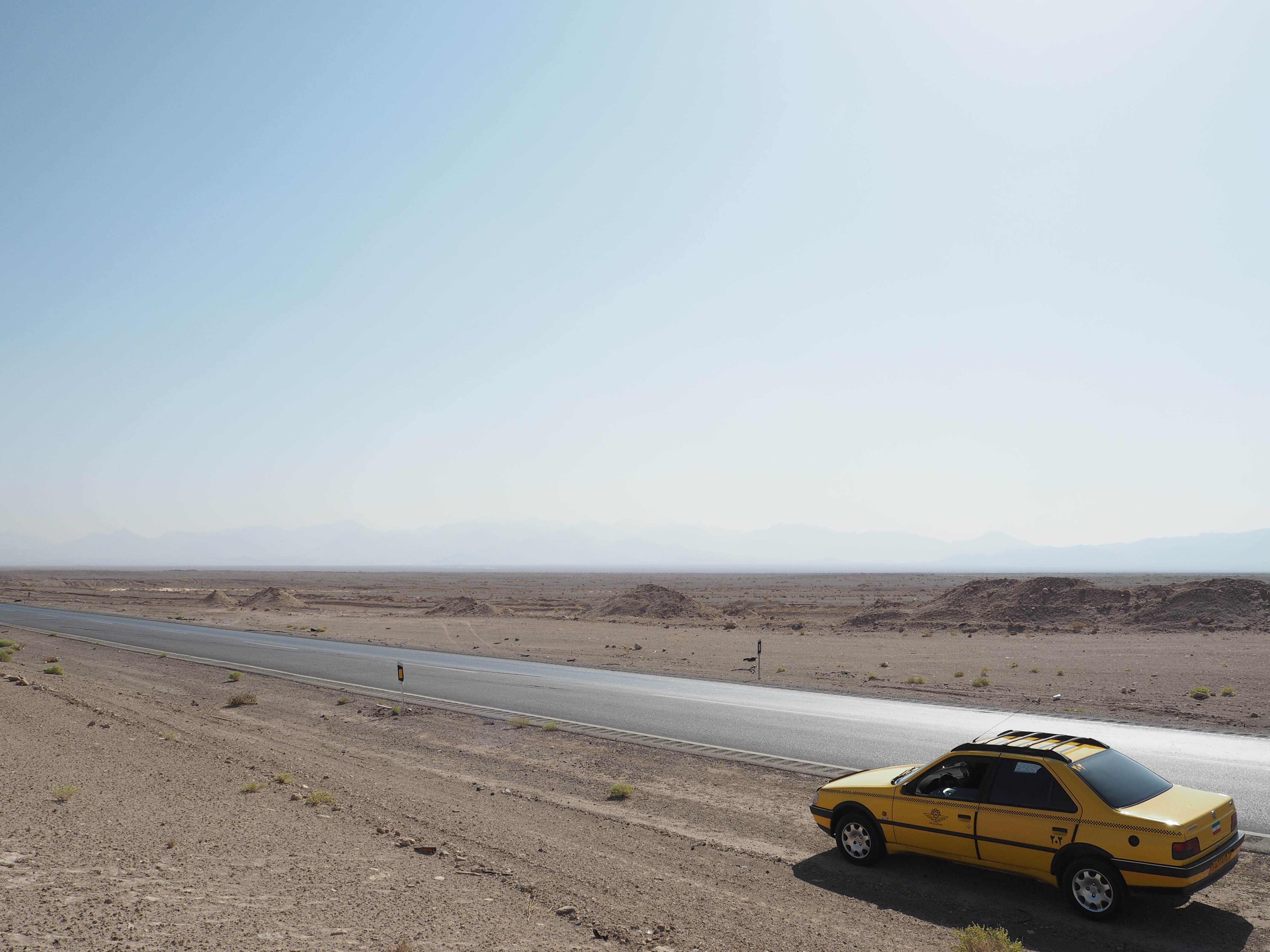 the road to Yazd