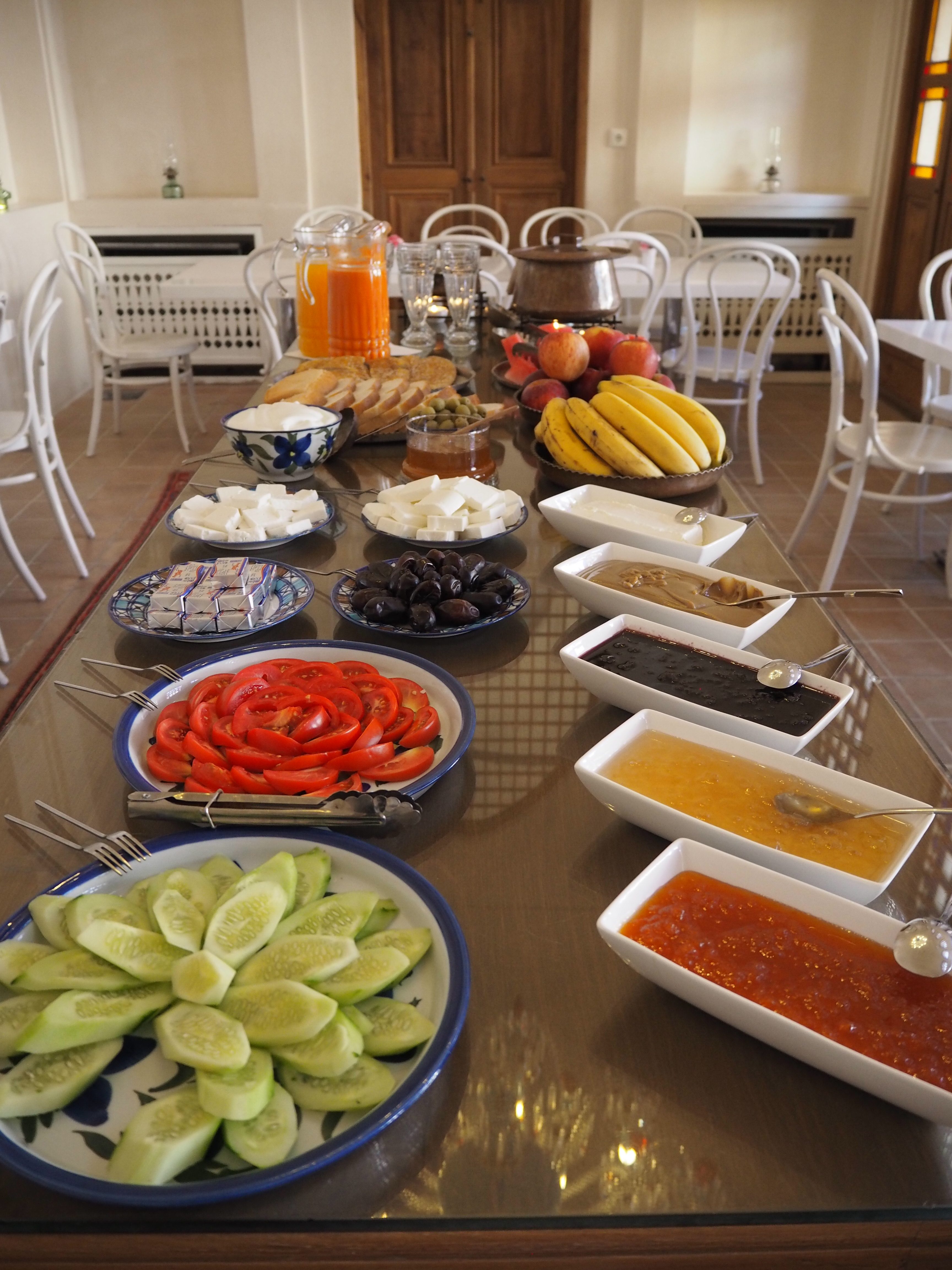 breakfast in Manouchehri House in Kashan